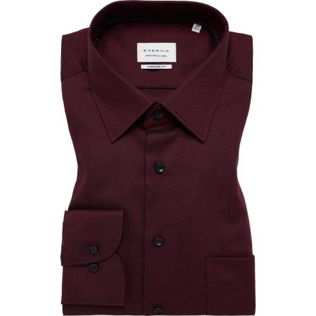 ETERNA Overhemd ML6 (vanaf 68 CM) donkerrood