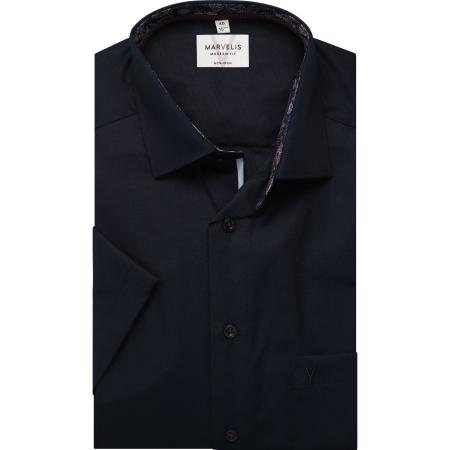 Marvelis Overhemd Korte mouw marine