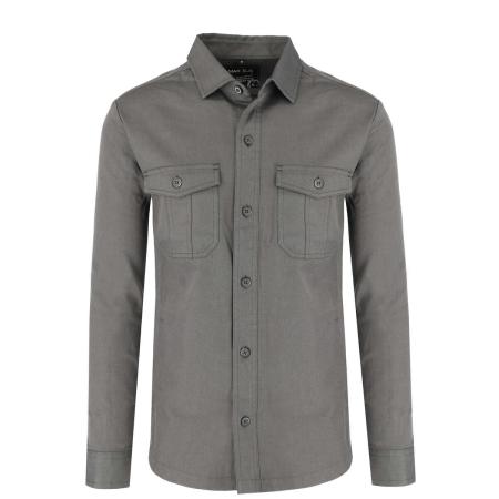 Marvelis Casual Overshirt grafiet, Effen