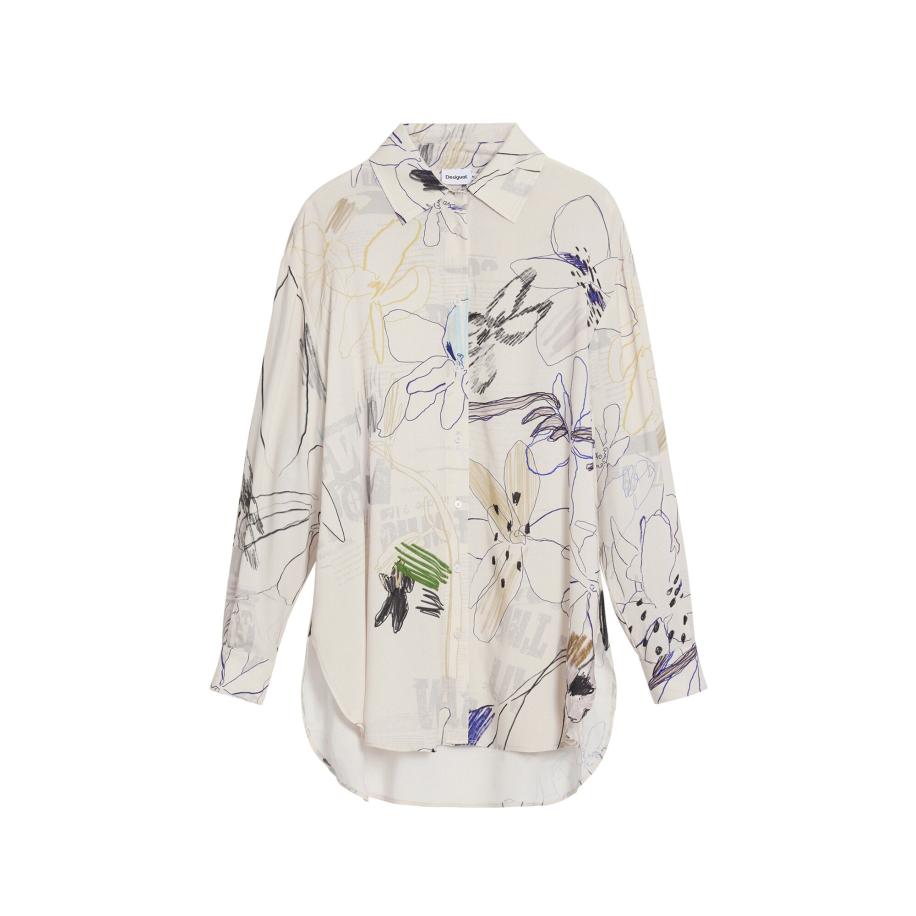 Desigual Desigual Blouse gemengde kleuren / wit -