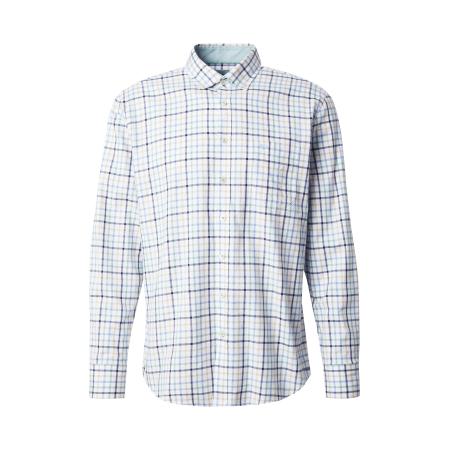 Fynch-Hatton FYNCH-HATTON Overhemd chamois / donkerblauw / mintgroen / wit