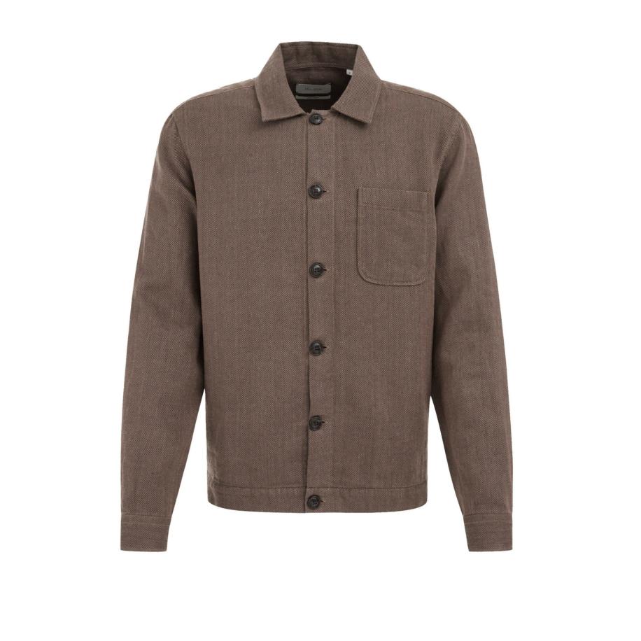 Van Gils van Gils Overhemd bruin -