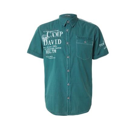 Camp David CAMP DAVID Overhemd spar / wit