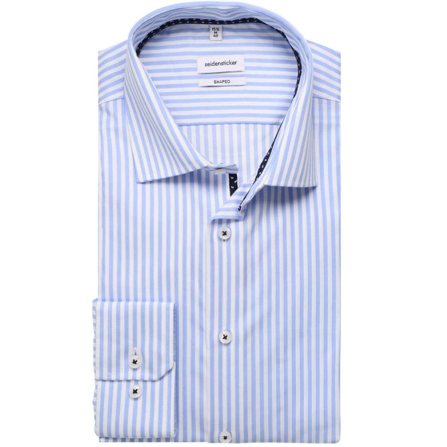 Seidensticker Overhemd ML6 (vanaf 68 CM) lichtblauw Blauw