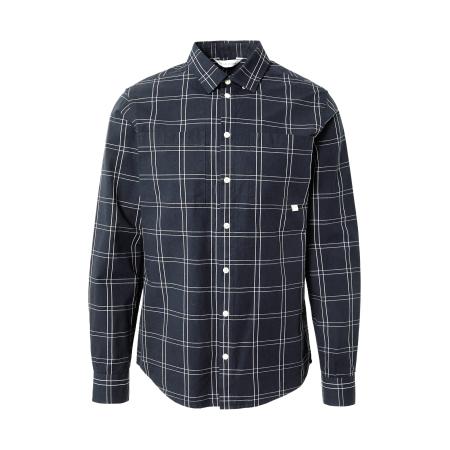 Casual Friday Overhemd kobaltblauw / wit