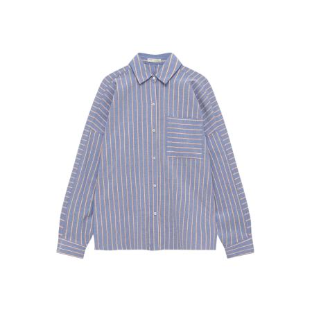 Pull&Bear Pull&Bear Blouse lavendel / oranje / wit