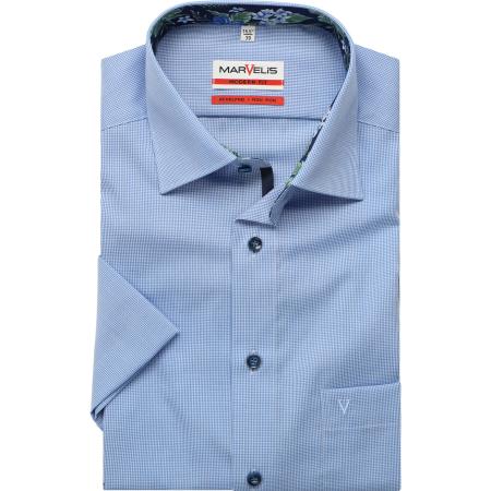 Marvelis Overhemd Korte mouw blauw