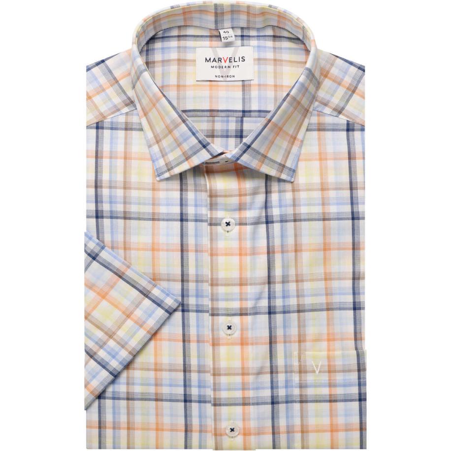 Marvelis Overhemd Korte mouw oranje Oranje