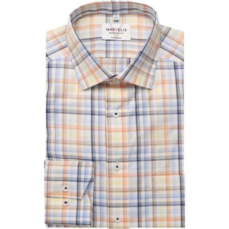 Marvelis Overhemd oranje, Ruit