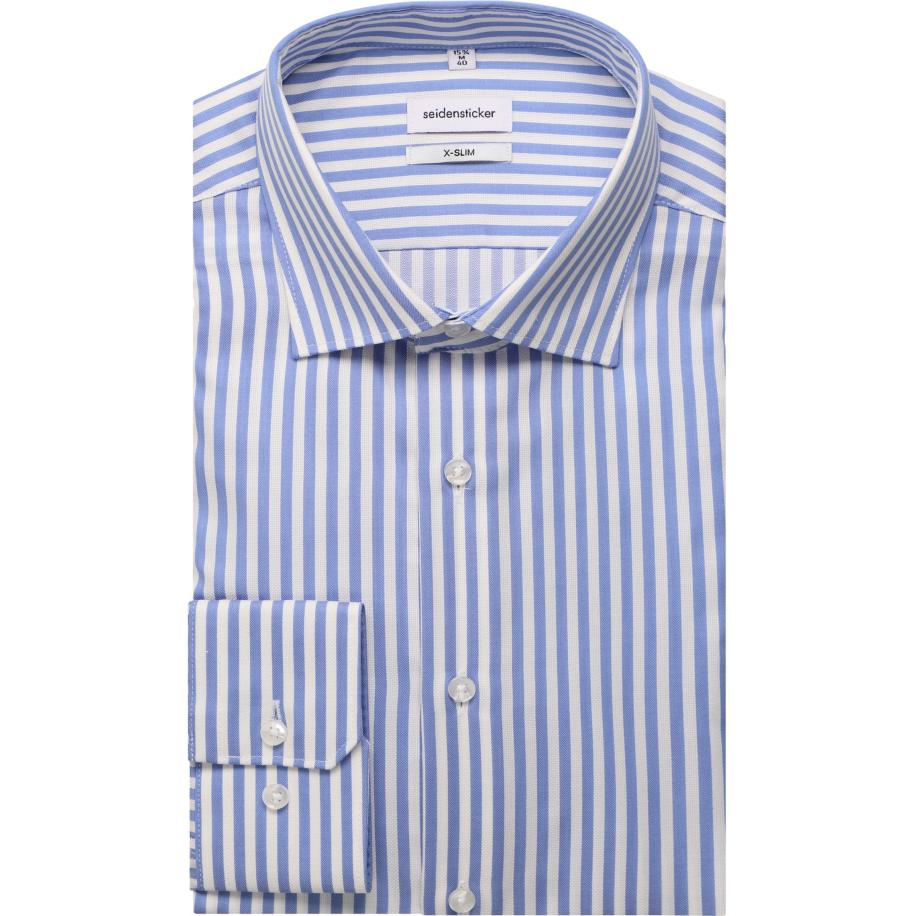 Seidensticker Overhemd ML6 (vanaf 68 CM) middenblauw Blauw