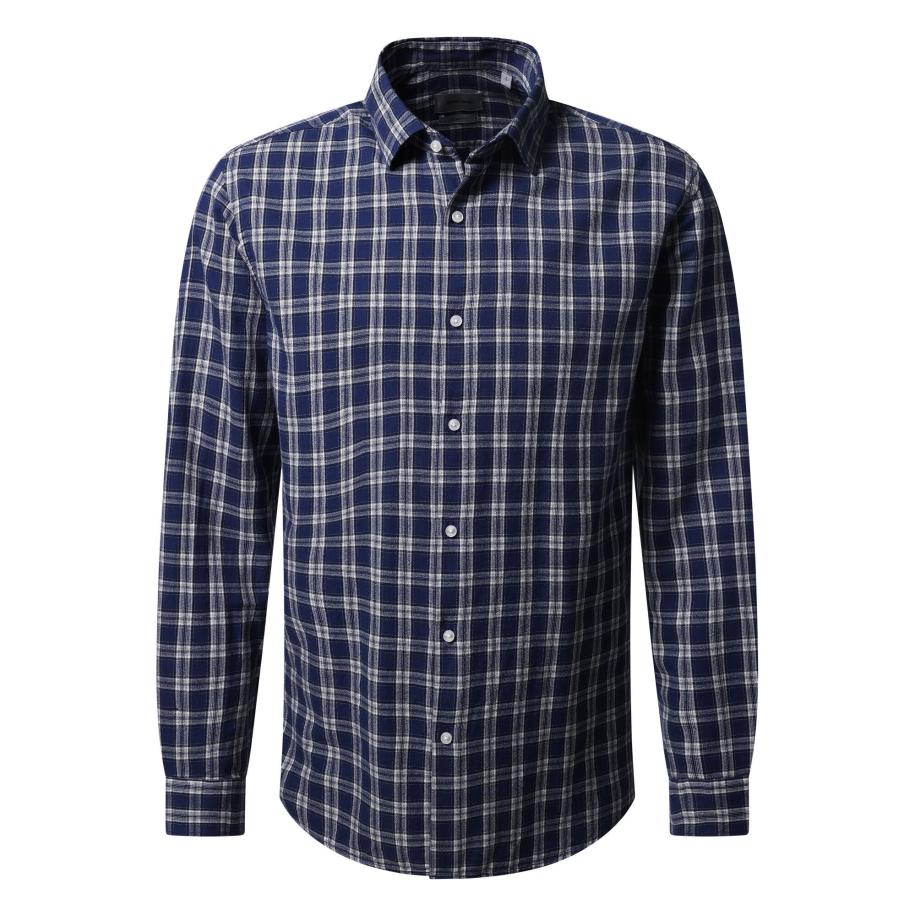 Pierre Cardin PIERRE CARDIN Overhemd navy / wit -