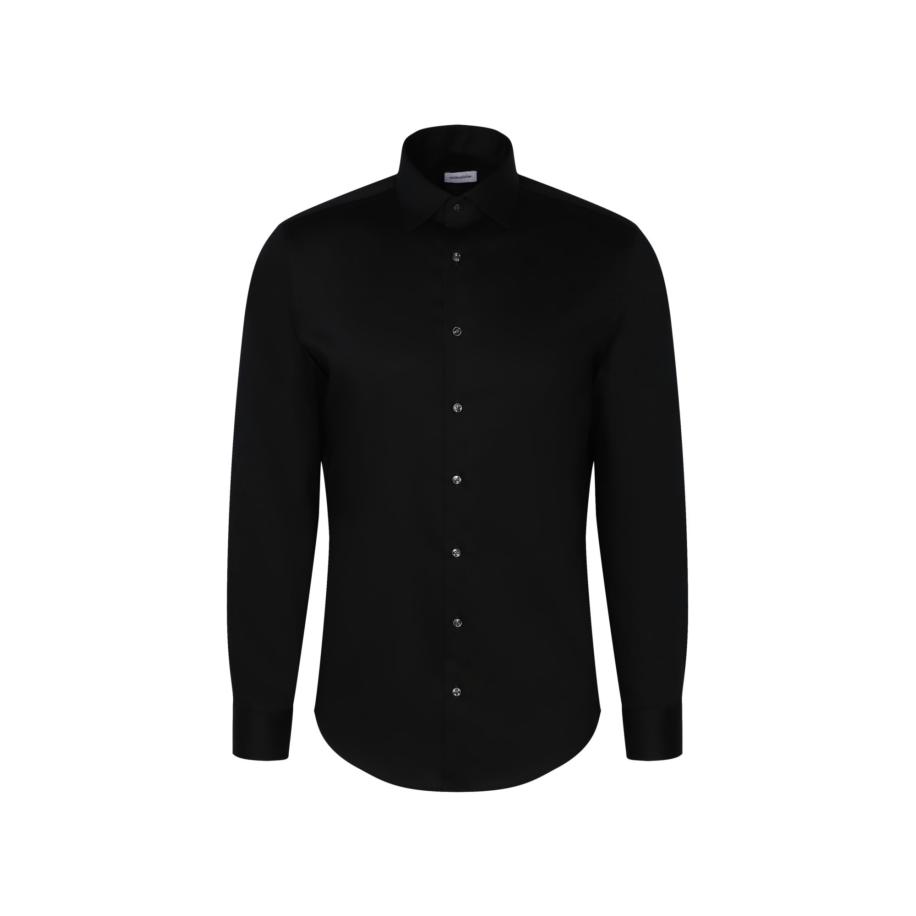 SEIDENSTICKER Zakelijk overhemd zwart Zwart