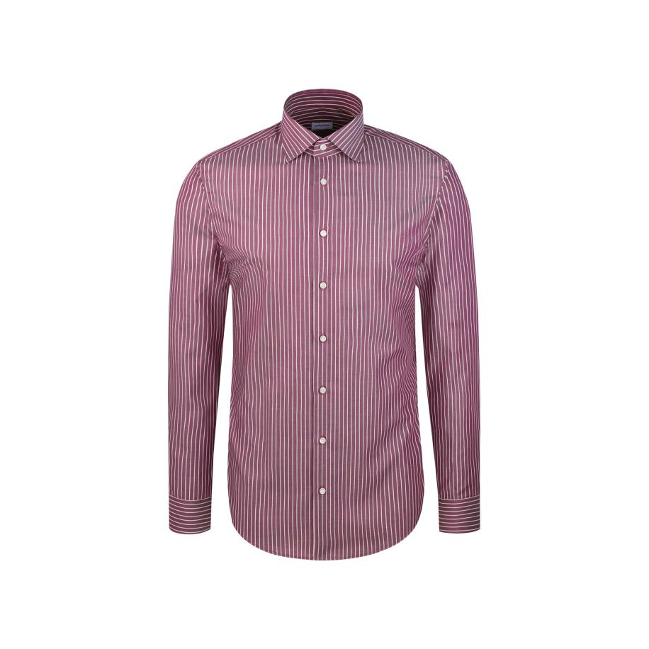 SEIDENSTICKER Zakelijk overhemd Schwarze Rose lila / wit Paars