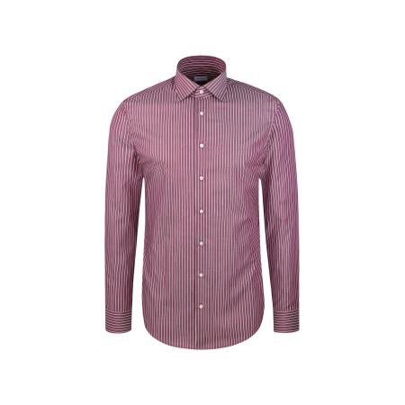 SEIDENSTICKER Zakelijk overhemd Schwarze Rose lila / wit