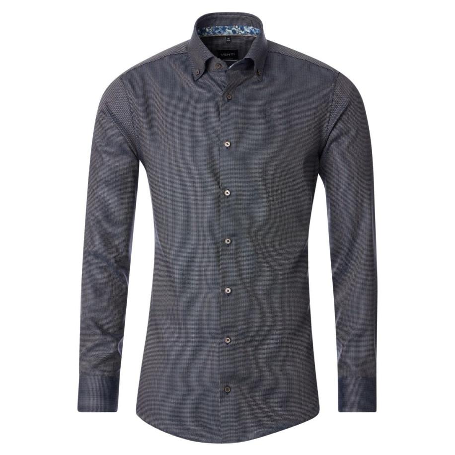 Venti Overhemd ML7 (72CM+) bruin Bruin