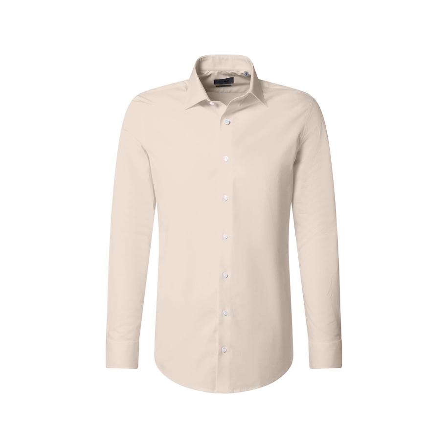 Pierre Cardin PIERRE CARDIN Zakelijk overhemd beige -