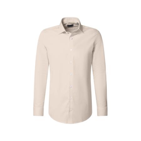Pierre Cardin PIERRE CARDIN Zakelijk overhemd beige