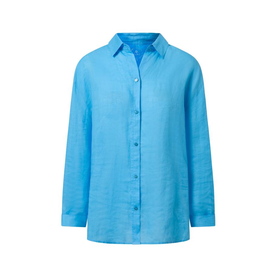 CASH-MERE.CH CASH-MERE.CH Blouse azuur -