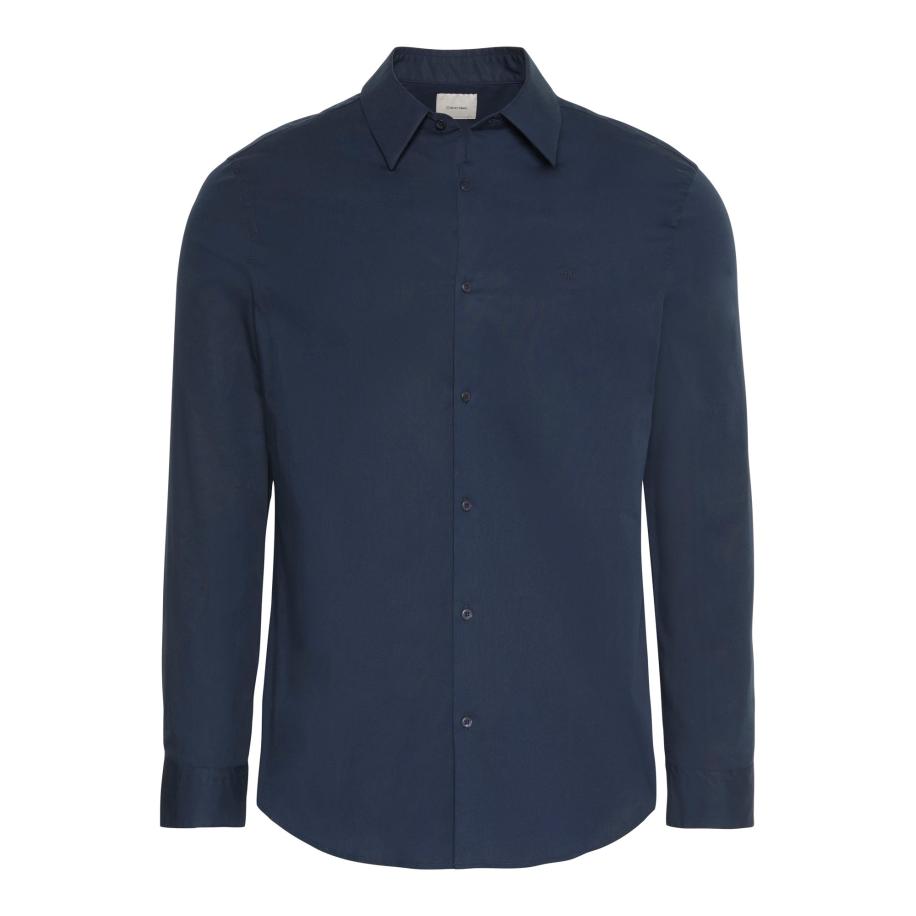 Calvin Klein Calvin Klein Overhemd donkerblauw -