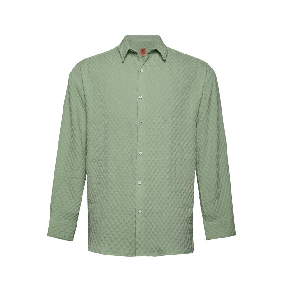 Campus Sutra Campus Sutra Overhemd Taletta groen -