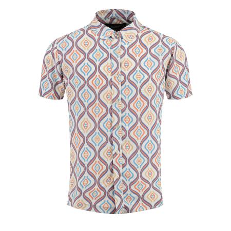 Key Largo Key Largo Overhemd MEAKER blauw / gemengde kleuren