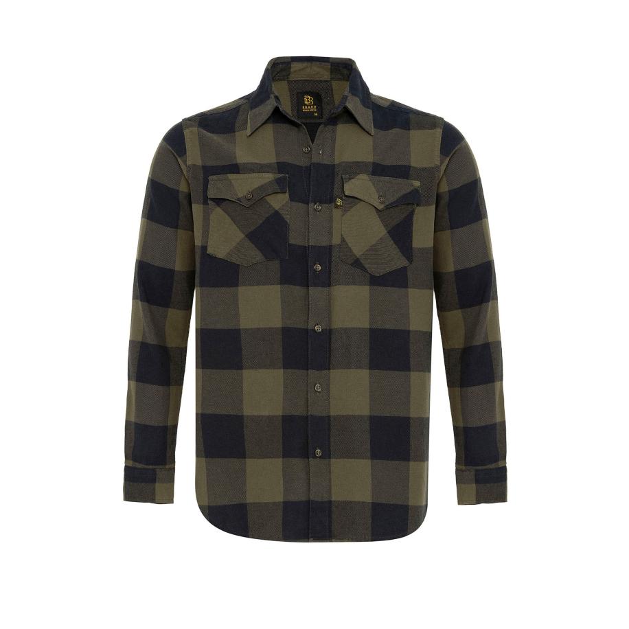 Jacey Quinn Jacey Quinn Overhemd olijfgroen / zwart -