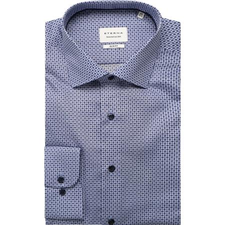 ETERNA Overhemd ML6 (vanaf 68 CM) middenblauw