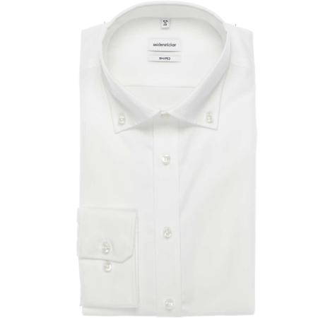 Seidensticker Overhemd wit, Effen