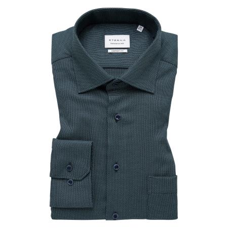 Eterna ETERNA Zakelijk overhemd donkergroen