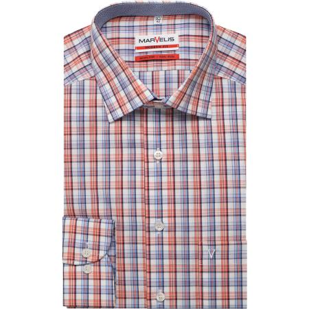 Marvelis Overhemd rood, Ruit