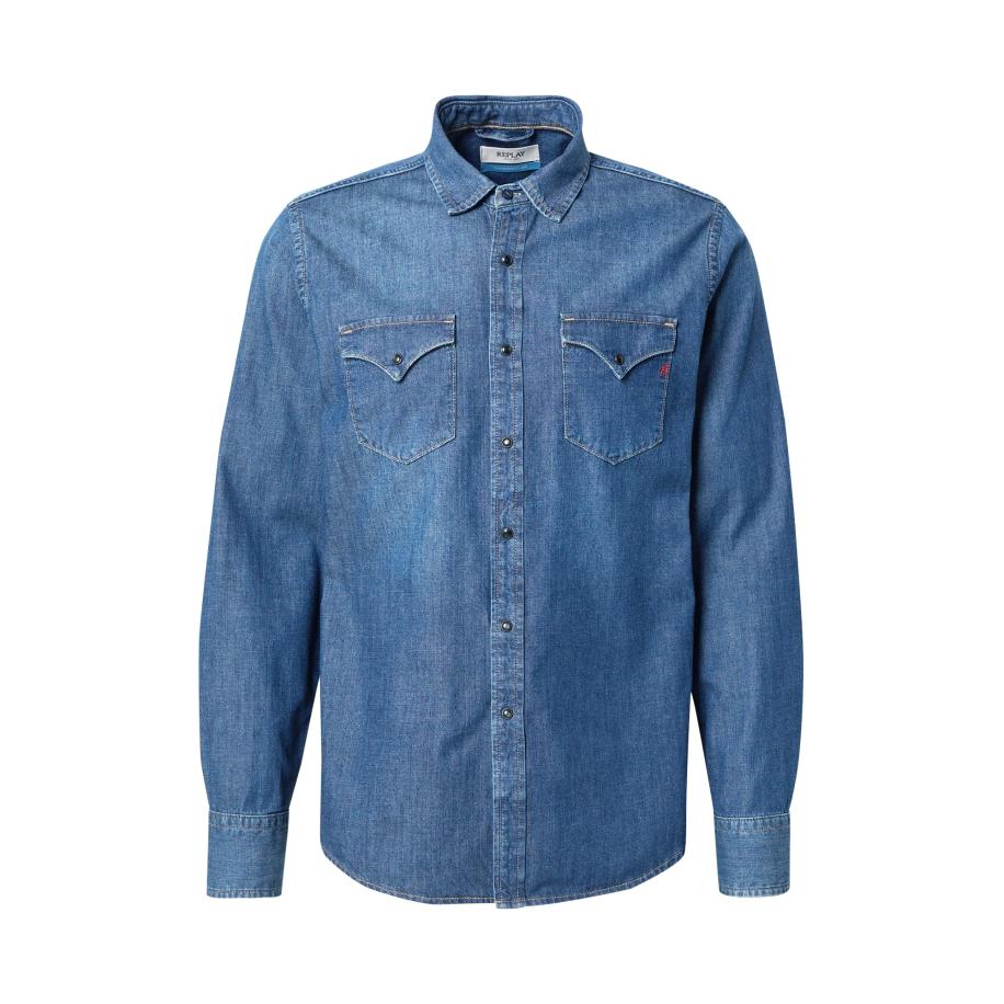 Replay REPLAY Overhemd blauw -