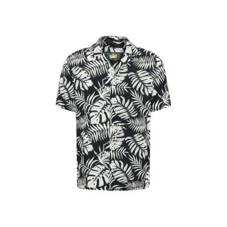 Key Largo Key Largo Overhemd Havanna zwart / wit