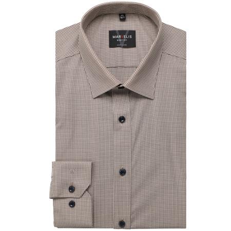 Marvelis Overhemd bruin, Ruit