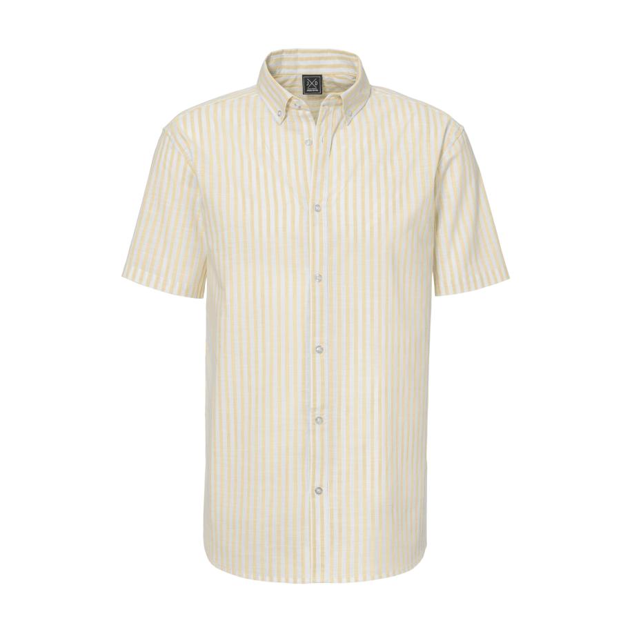 JOHN DEVIN JOHN DEVIN Overhemd beige / wit -