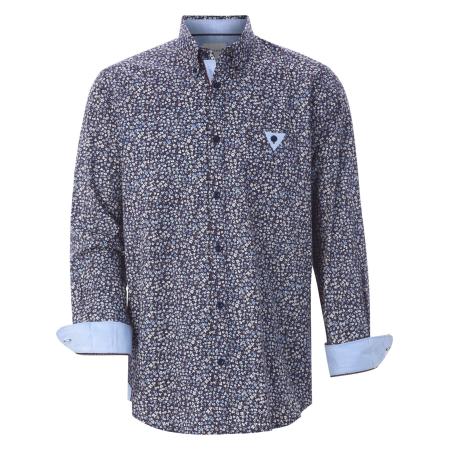 BABISTA BABISTA Overhemd Neriano hemelsblauw / donkerblauw