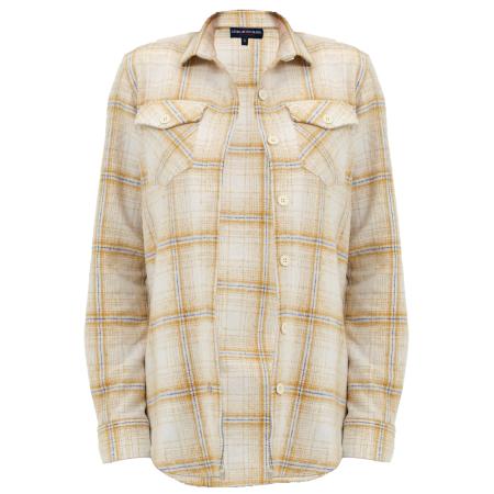 Giorgio di Mare Giorgio di Mare Blouse beige / lichtblauw / oranje