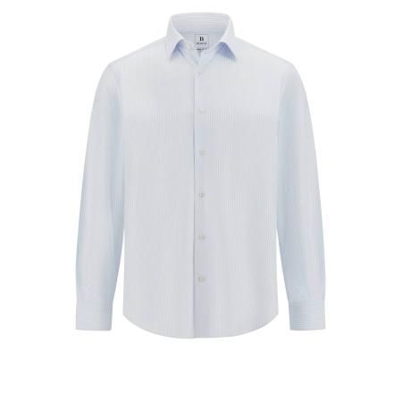 Boggi Milano Overhemd lichtblauw / wit