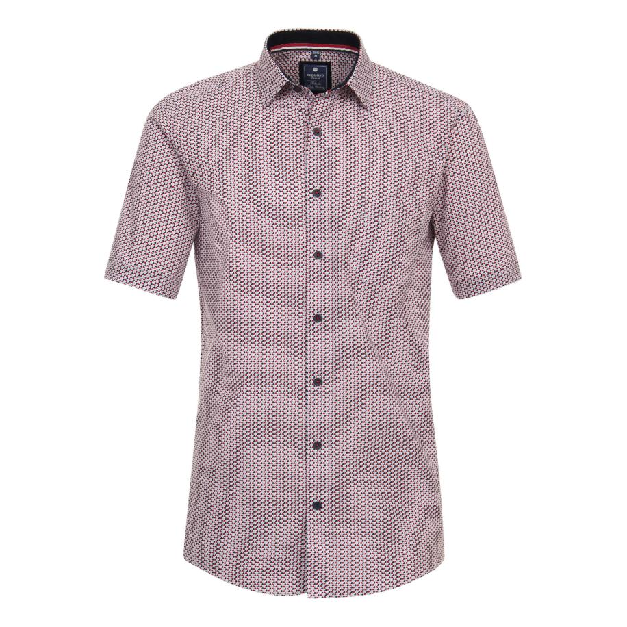 Redmond Casual Overhemd Korte mouw blauw Blauw