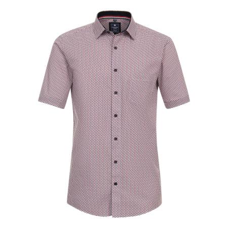 Redmond Casual Overhemd Korte mouw blauw