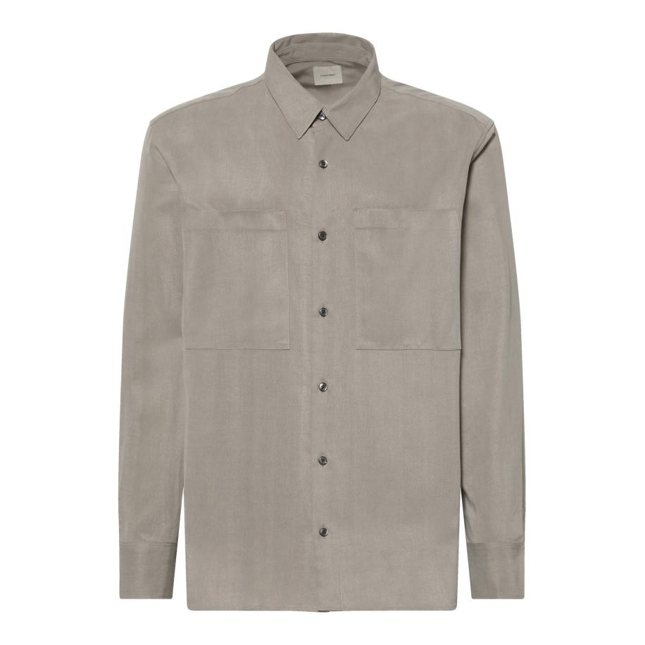 Calvin Klein Calvin Klein Overhemd taupe -