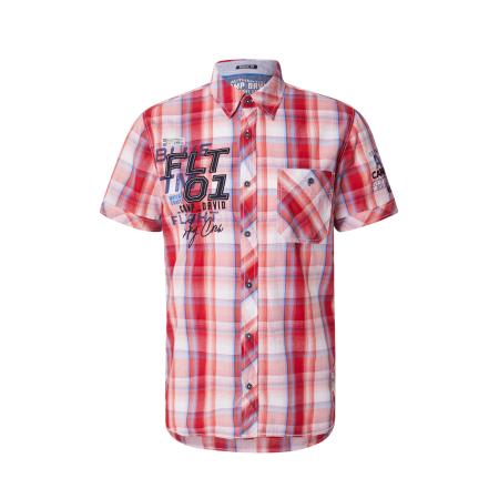Camp David CAMP DAVID Overhemd lichtblauw / rood / wit