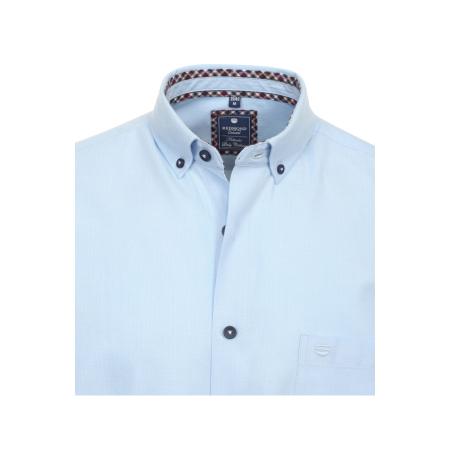 Redmond Casual Overhemd blauw, Effen