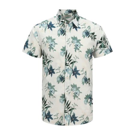 JJ Rebel JJ Rebel Overhemd JREBBASTIAN lichtblauw / petrol / donkergroen / wit