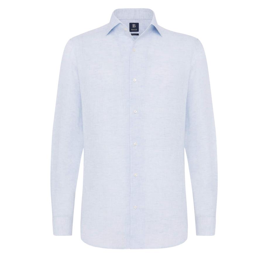 Boggi Milano Boggi Milano Zakelijk overhemd lichtblauw -
