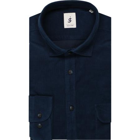 Jupiter Casual Overhemd benzine, Effen