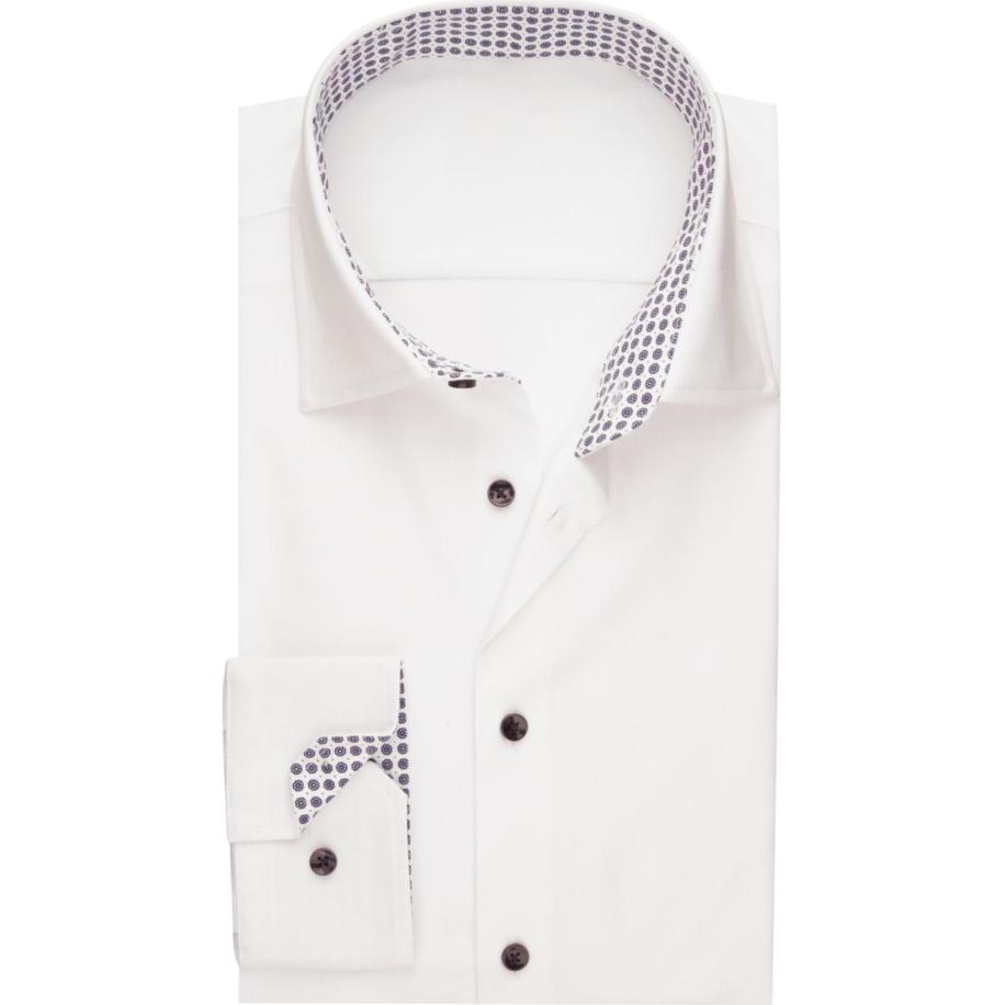 Seidensticker Overhemd wit, Effen Wit