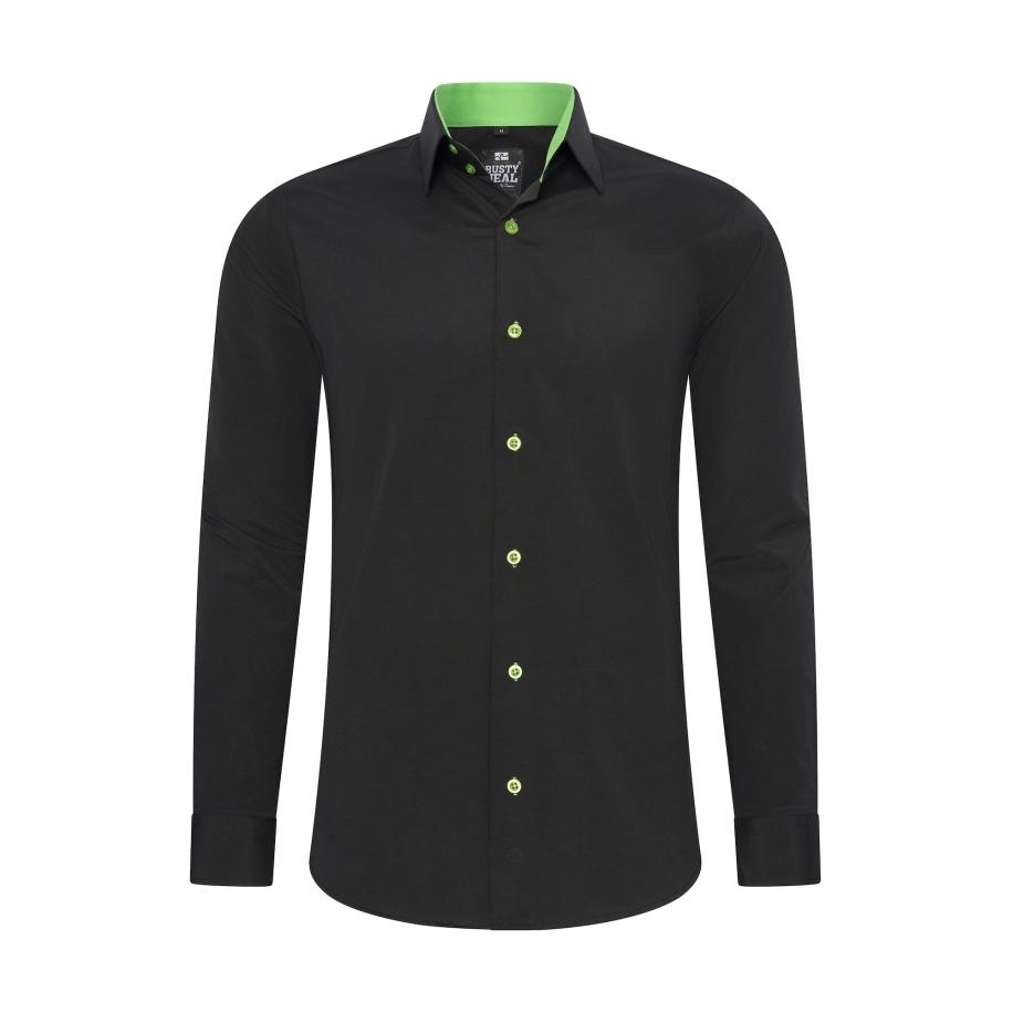 Rusty Neal Rusty Neal Overhemd zwart -