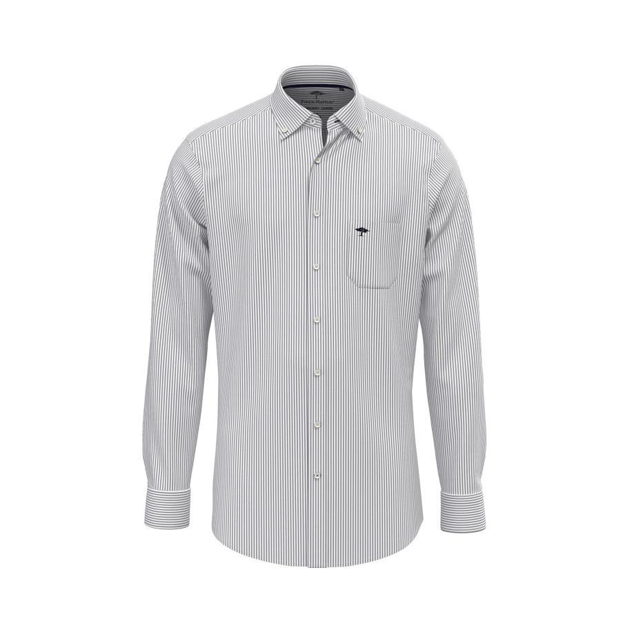 Fynch-Hatton FYNCH-HATTON Zakelijk overhemd blauw / natuurwit -