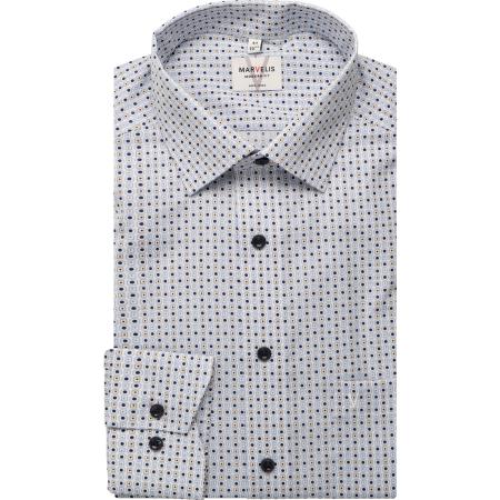 Marvelis Overhemd blauw, Motief