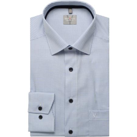 Marvelis Overhemd blauw, Ruit